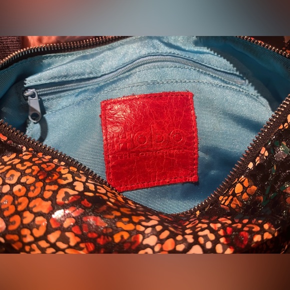 HOBO Bright & Light Genuine Leather Gabor Hydrangea Shoulder Bag Purse - Picture 13 of 15